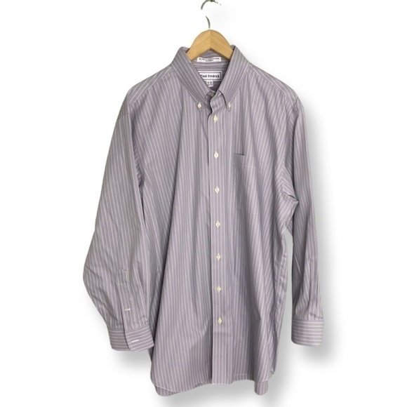 NWOT Paul Fredrick Bundle of 2 Men's Button Down Collar Dress Shirts Size 33-17 - Picture 3 of 5